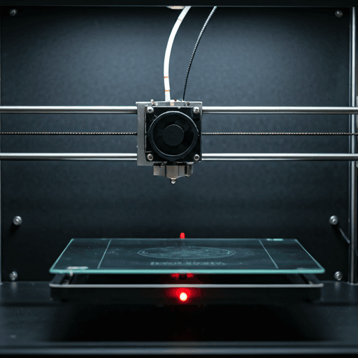 3D printer mid-print