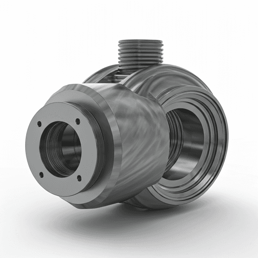Complex mechanical part in progress